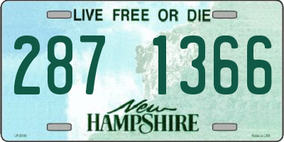 NH license plate 2871366