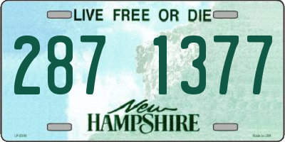 NH license plate 2871377