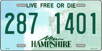 NH license plate 2871401
