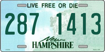 NH license plate 2871413