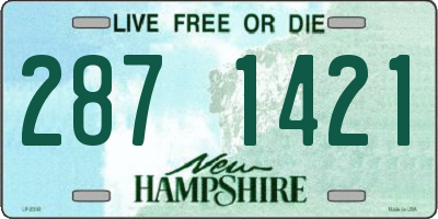 NH license plate 2871421