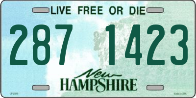 NH license plate 2871423