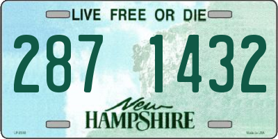 NH license plate 2871432