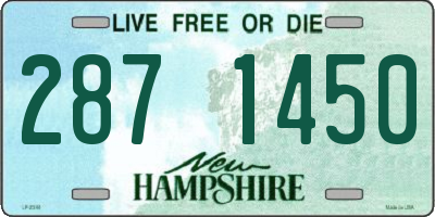NH license plate 2871450