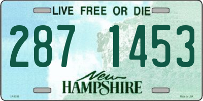 NH license plate 2871453
