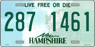 NH license plate 2871461
