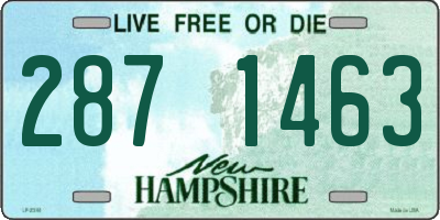 NH license plate 2871463