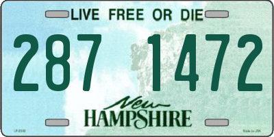 NH license plate 2871472