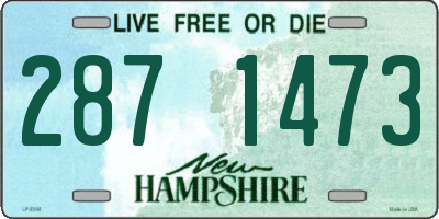 NH license plate 2871473