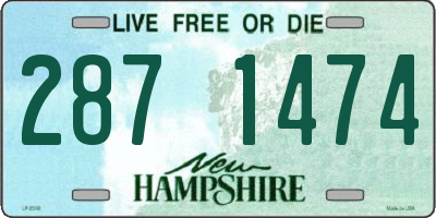 NH license plate 2871474