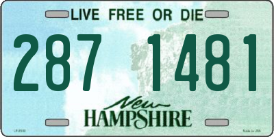 NH license plate 2871481