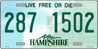 NH license plate 2871502