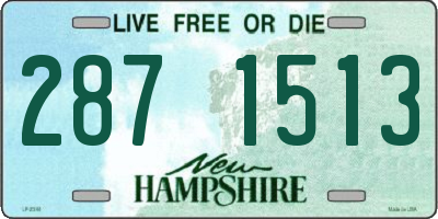 NH license plate 2871513