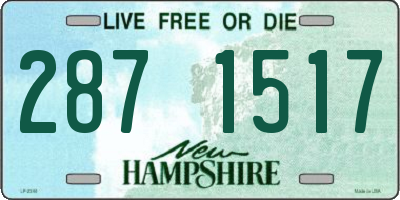 NH license plate 2871517