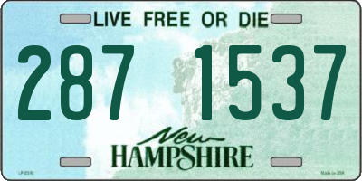 NH license plate 2871537