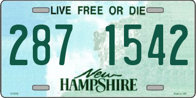 NH license plate 2871542