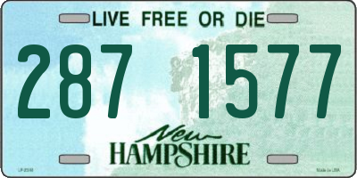 NH license plate 2871577