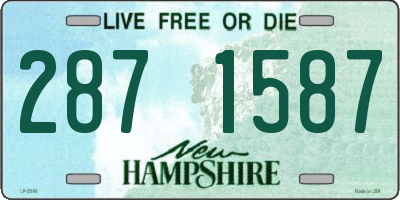 NH license plate 2871587