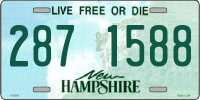 NH license plate 2871588