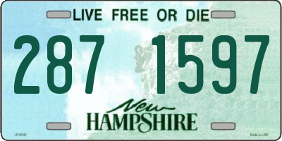 NH license plate 2871597