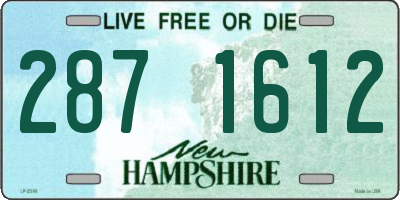 NH license plate 2871612