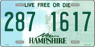 NH license plate 2871617
