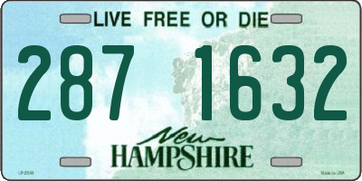 NH license plate 2871632