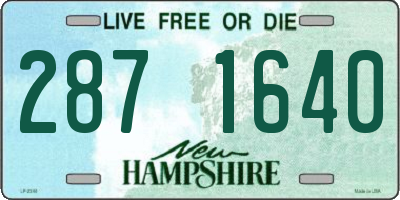 NH license plate 2871640
