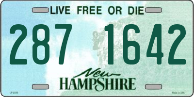 NH license plate 2871642