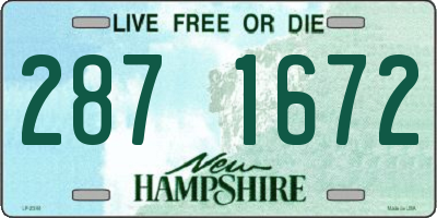NH license plate 2871672