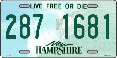 NH license plate 2871681