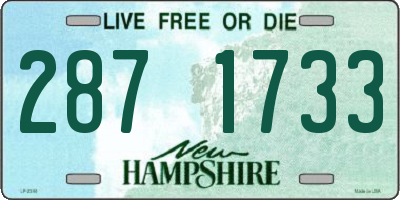 NH license plate 2871733