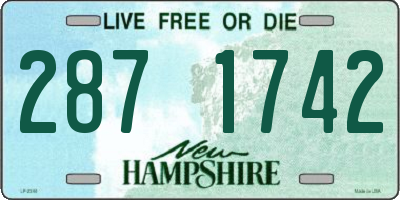 NH license plate 2871742