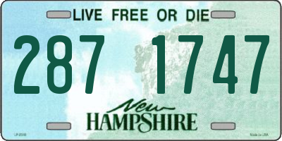 NH license plate 2871747