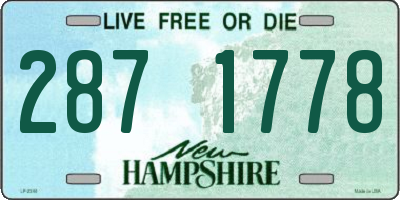 NH license plate 2871778