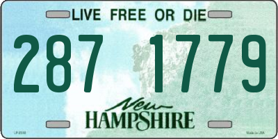 NH license plate 2871779