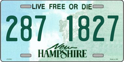 NH license plate 2871827