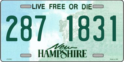 NH license plate 2871831
