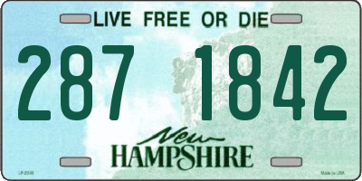 NH license plate 2871842