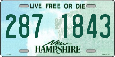 NH license plate 2871843