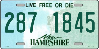 NH license plate 2871845