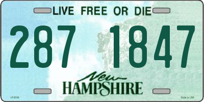NH license plate 2871847