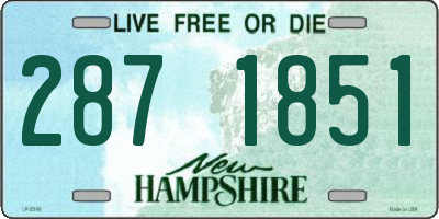 NH license plate 2871851