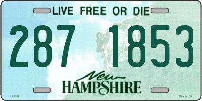 NH license plate 2871853