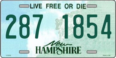 NH license plate 2871854