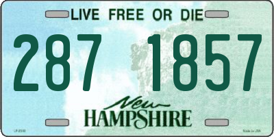 NH license plate 2871857