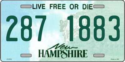 NH license plate 2871883