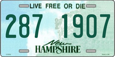 NH license plate 2871907