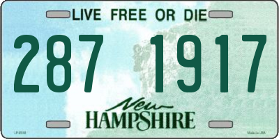 NH license plate 2871917