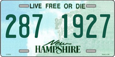 NH license plate 2871927